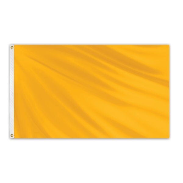 Solid Color Outdoor Nylon Flag 3' x 5' - Spanish Yellow